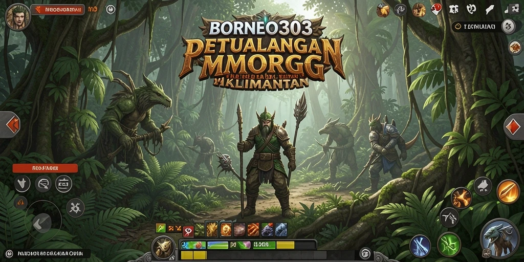 Tangkapan layar gameplay dari <strong>BORNEO303</strong> menunjukkan aksi seru dalam dunia MMORPG.