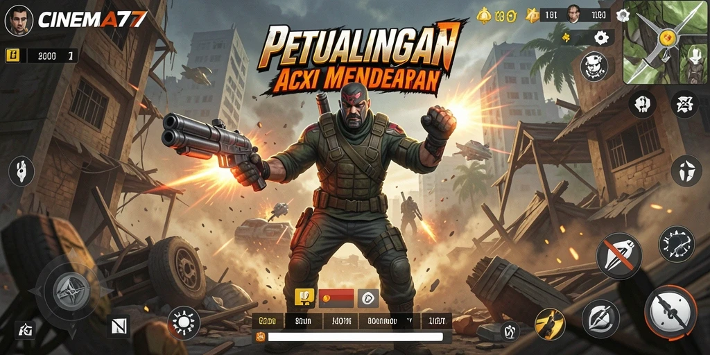 Menampilkan gameplay seru di CINEMA77 dengan aksi yang mendebarkan.