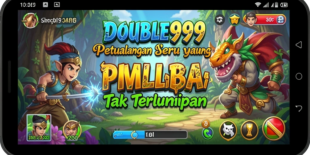 Gameplay DOUBLE999 yang seru dalam petualangan menegangkan.
