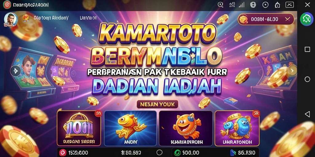 Screenshot gameplay KAMARTOTO yang menunjukkan mesin slot yang menarik.