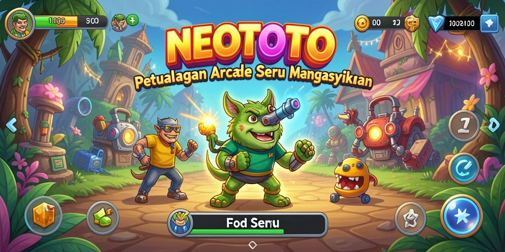 Tampilan gameplay menegangkan di NEOTOTO dengan grafis menawan.