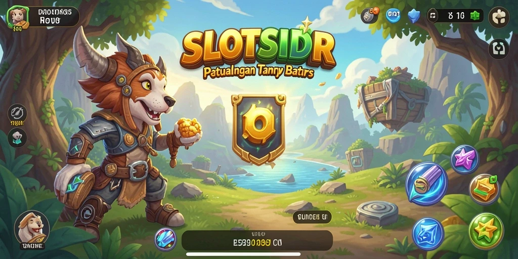 Screenshot gameplay menunjukkan petualangan epik di dunia terbuka.