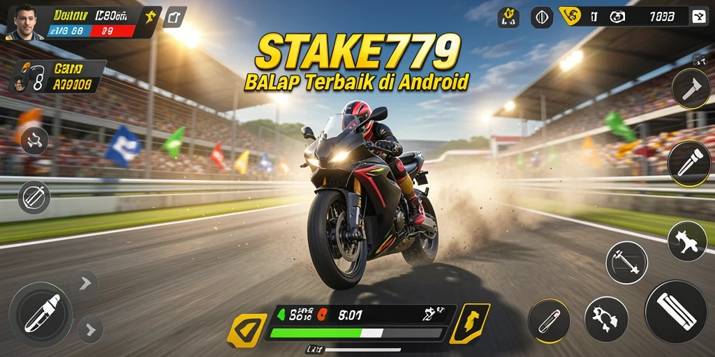 Tampilan menakjubkan dari gameplay balap STAKE779