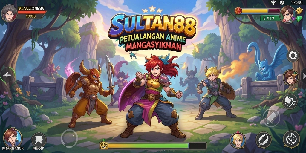 Gameplay seru SULTAN88 dengan karakter Anime beraksi.